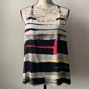 Alice+ Olivia Multi-Colored Silk Top
